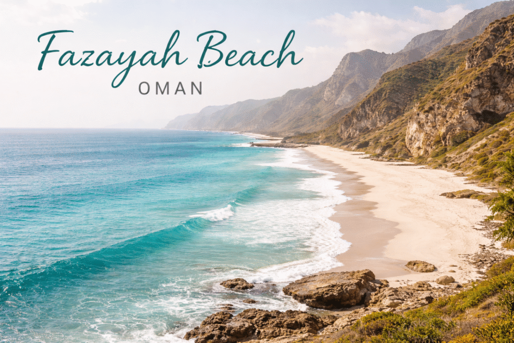 Fazayah Beach Oman, Fazayah Beach