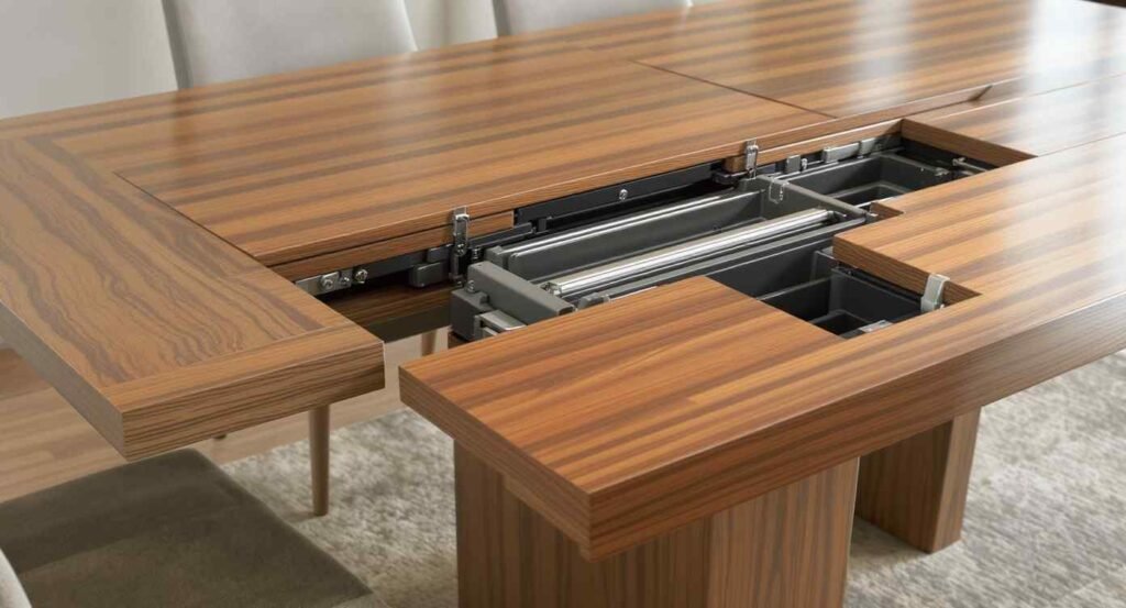 Extendable Dining Table Types of Extension Mechanisms