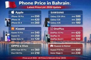 Phone Price in Bahrain: Latest Price List 2026 Update