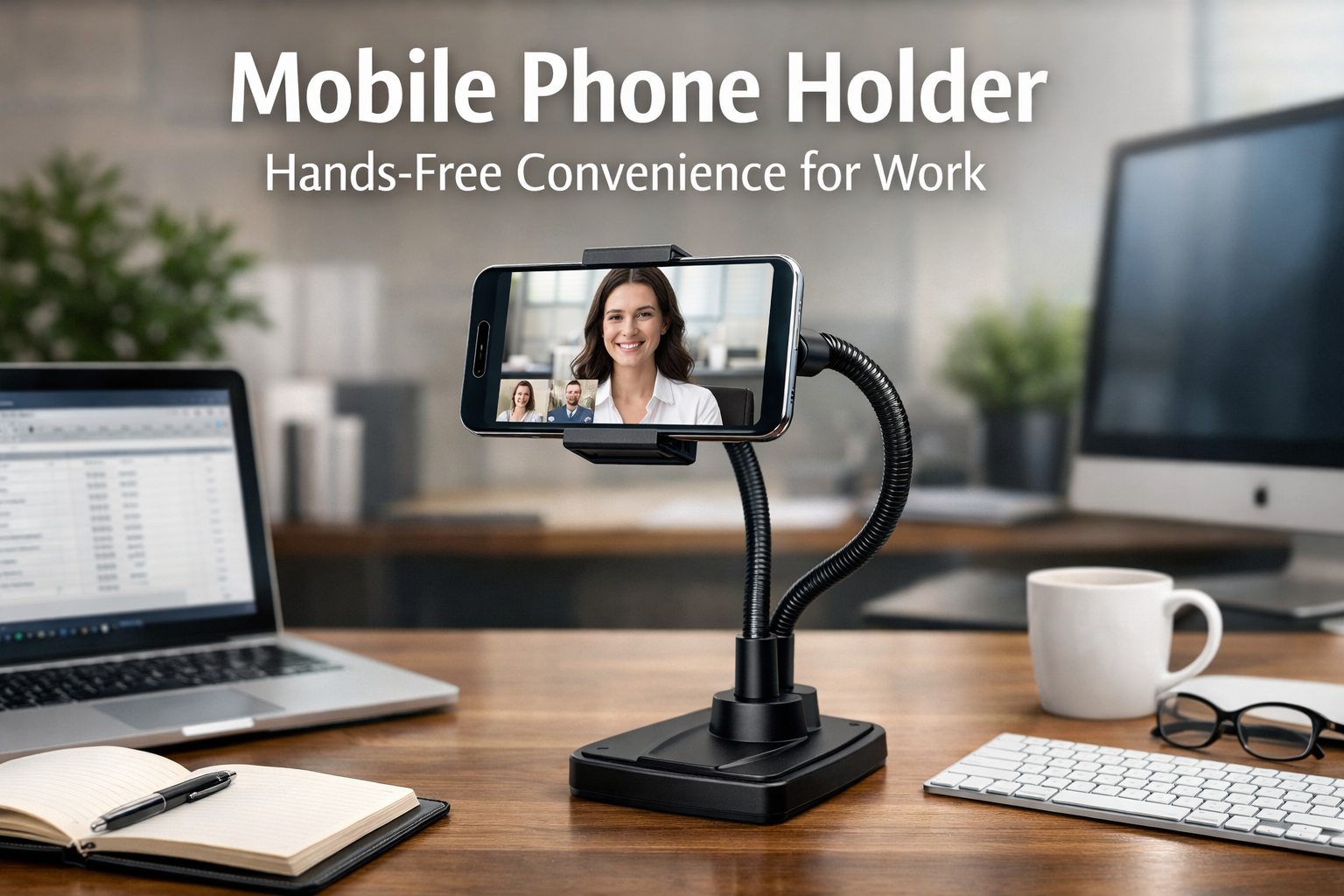 Mobile Phone Holder Hands-Free Convenience for Work