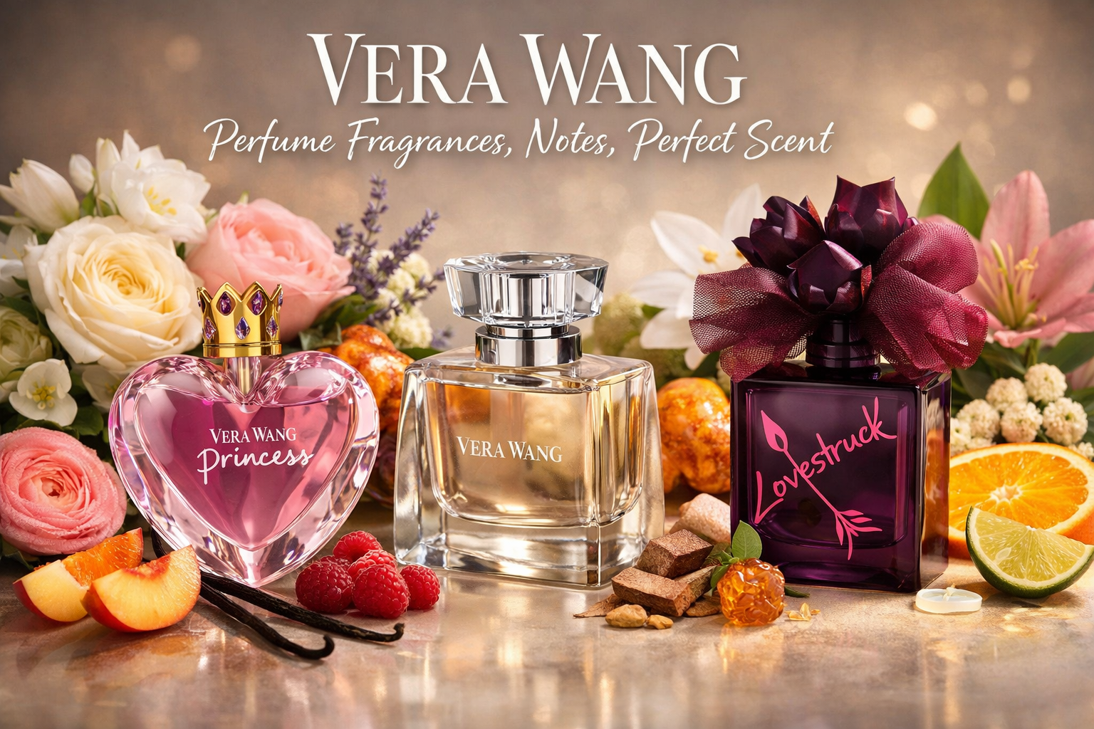 Vera Wang perfume, its elegant fragrance notes, longevity